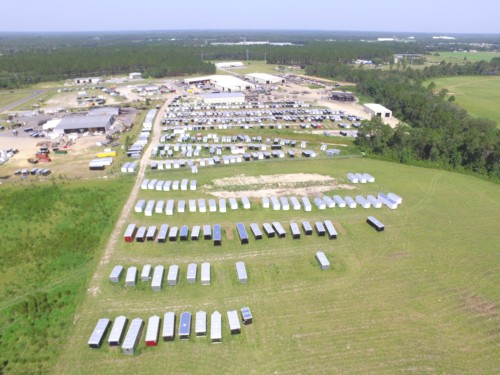aerial view of Renown Cargo Trailers headquarters