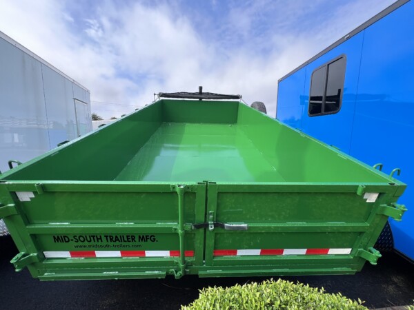 7X14X2 Dump Trailer in Green