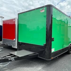 8.5 X 20 TA3 Concession Trailer / Food Truck Trailer in Green