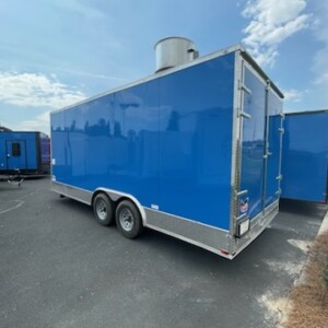 8.5 X 20 TA3 Concession Trailer / Food Truck Trailer Blue | New