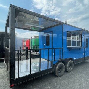 8.5 X 22 TA3 BBQ Trailer / Food Truck Trailer in Blue