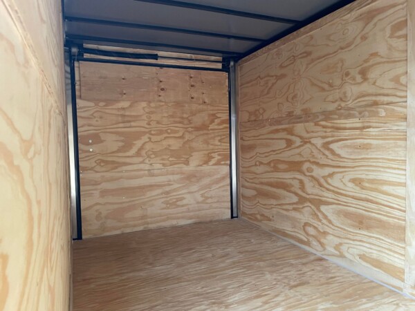 7 x 16TA White Custom Enclosed Cargo Trailer for Sale