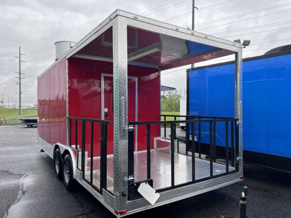 8.5 X 22 TA3 BBQ Trailer | Food Truck Trailer | New Instock in Red