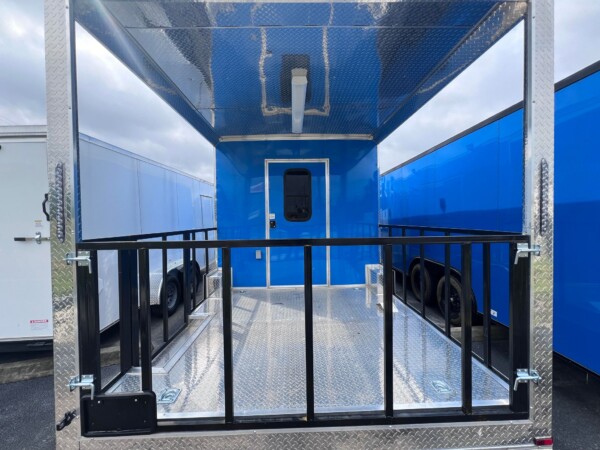 8.5 X 24 TA3 BBQ Trailer in Blue | 2024 Food Truck Trailer | New In Stock