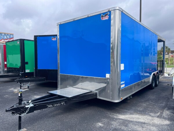 BBQ Trailer for sale in Blue | 2024 Food Truck Trailer | New In Stock