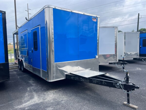 BBQ Trailer for sale in Blue | 2024 Food Truck Trailer | New In Stock