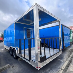 8.5 X 24 TA3 BBQ Trailer in Blue | 2024 Food Truck Trailer | New In Stock
