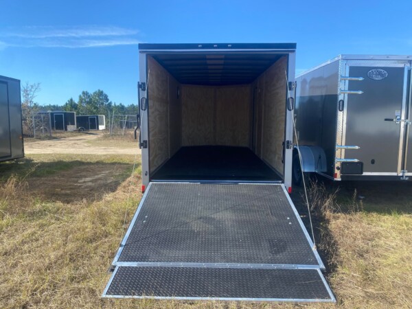 7 X 16 Enclosed Cargo Trailer for Sale | Silverfrost & Blackout Edition