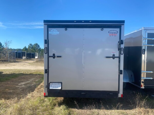 7 X 16 Enclosed Cargo Trailer for Sale | Silverfrost & Blackout Edition