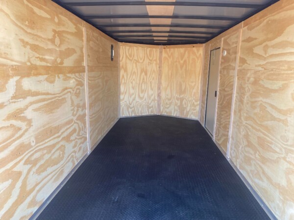 7 X 16 Enclosed Cargo Trailer for Sale | Silverfrost & Blackout Edition