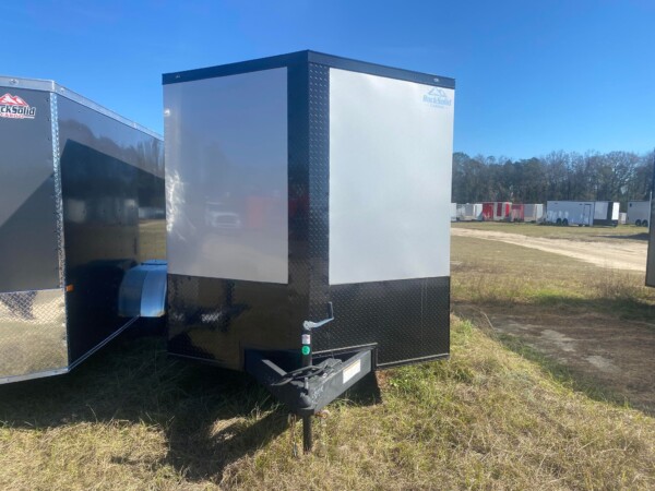 7 X 16 Enclosed Cargo Trailer for Sale | Silverfrost & Blackout Edition