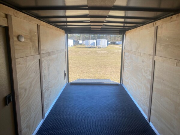 7 X 16 Enclosed Cargo Trailer for Sale | Silverfrost & Blackout Edition