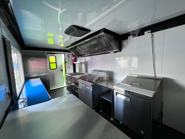 8.5 X 18 food truck trailer for sale with equipment