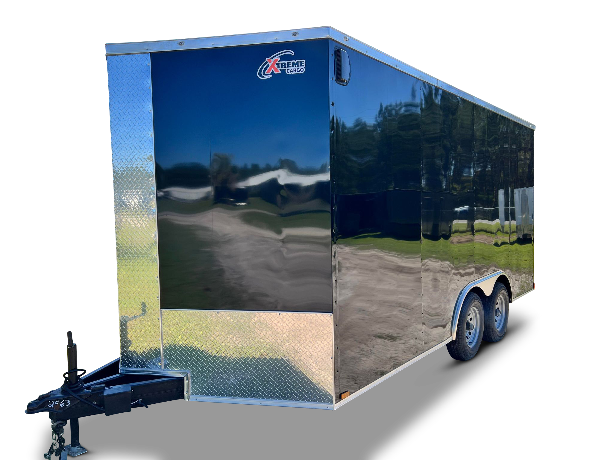 8.5x20 enclosed trailer monthly special - on sale
