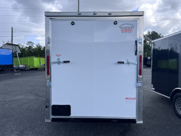 6x12 enclosed cargo trailer on sale - monthly special in white