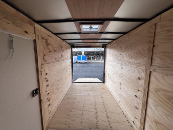 inside 6x12 enclosed cargo trailer - inside our monthly special