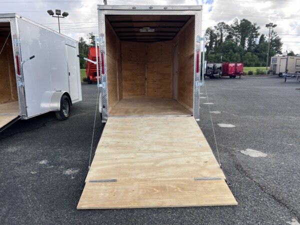 SG 6X12 SA,black, poly, 7ft, semi enclosed trailer for sale - this is our monthly special