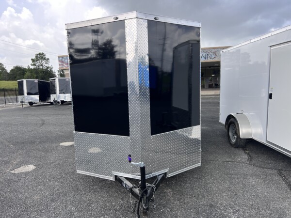 black 6x12 enclosed trailer for sale - monthly special