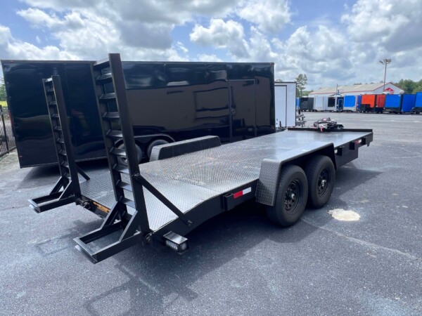 7X19TA3 Equipment Trailer 14K with beaver tail