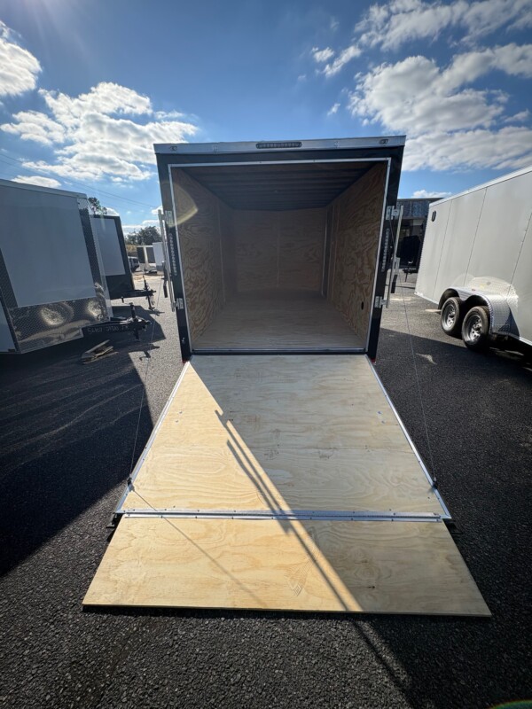 black 7x14 freedom cargo trailer for sale