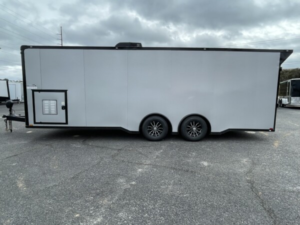 8.5x24ta silver blackout race trailer for sale