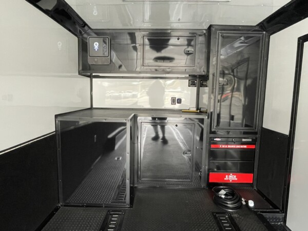 8.5x24ta silver blackout race trailer for sale