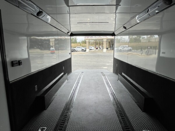 8.5x24ta silver blackout race trailer for sale