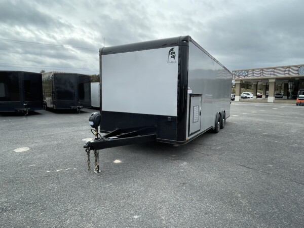 8.5x24ta silver blackout race trailer for sale