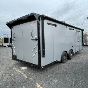 8.5x24ta silver blackout race trailer for sale