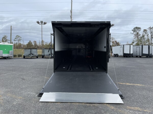 8.5x24ta silver blackout race trailer for sale