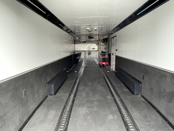 8.5x24ta silver blackout race trailer for sale