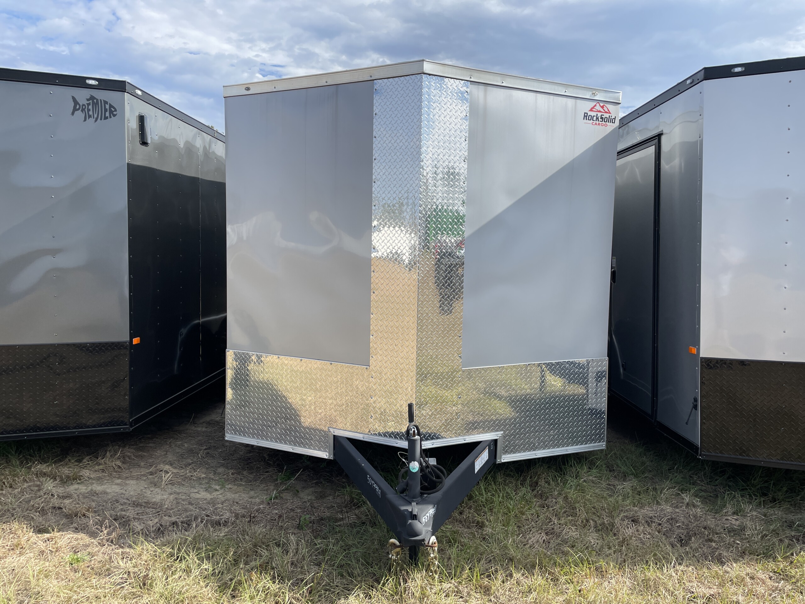 8.5 x 16 silver frost enclosed cargo trailer for sale on clearance