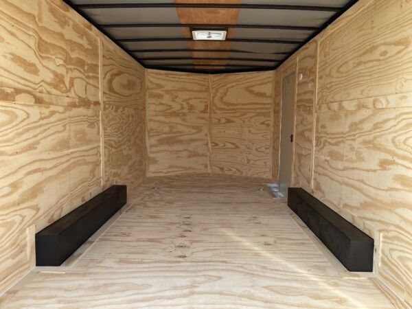 8.5 x 16 silver frost enclosed cargo trailer for sale on clearance