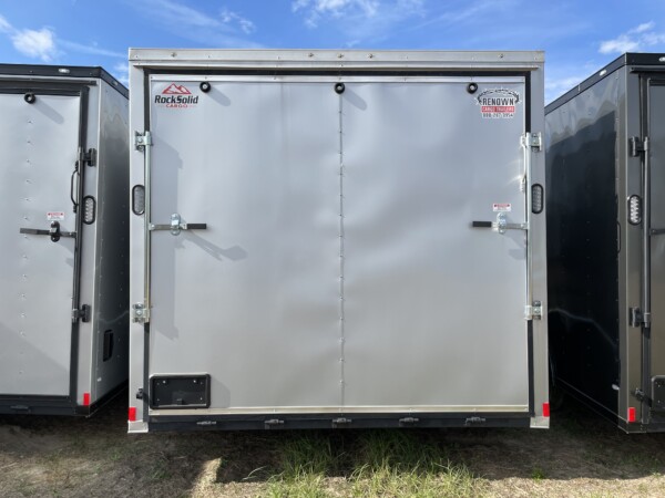 8.5 x 16 silver frost enclosed cargo trailer for sale on clearance