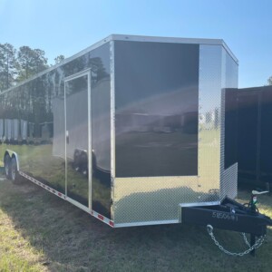 8.5 x 32 Rock Solid Cargo enclosed trailer with .080 Polycore exterior and 7ft interior height for sale
