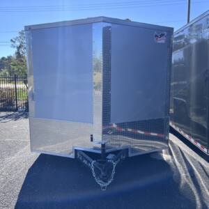 8.5X20TA SILVER enclosed cargo trailer for sale