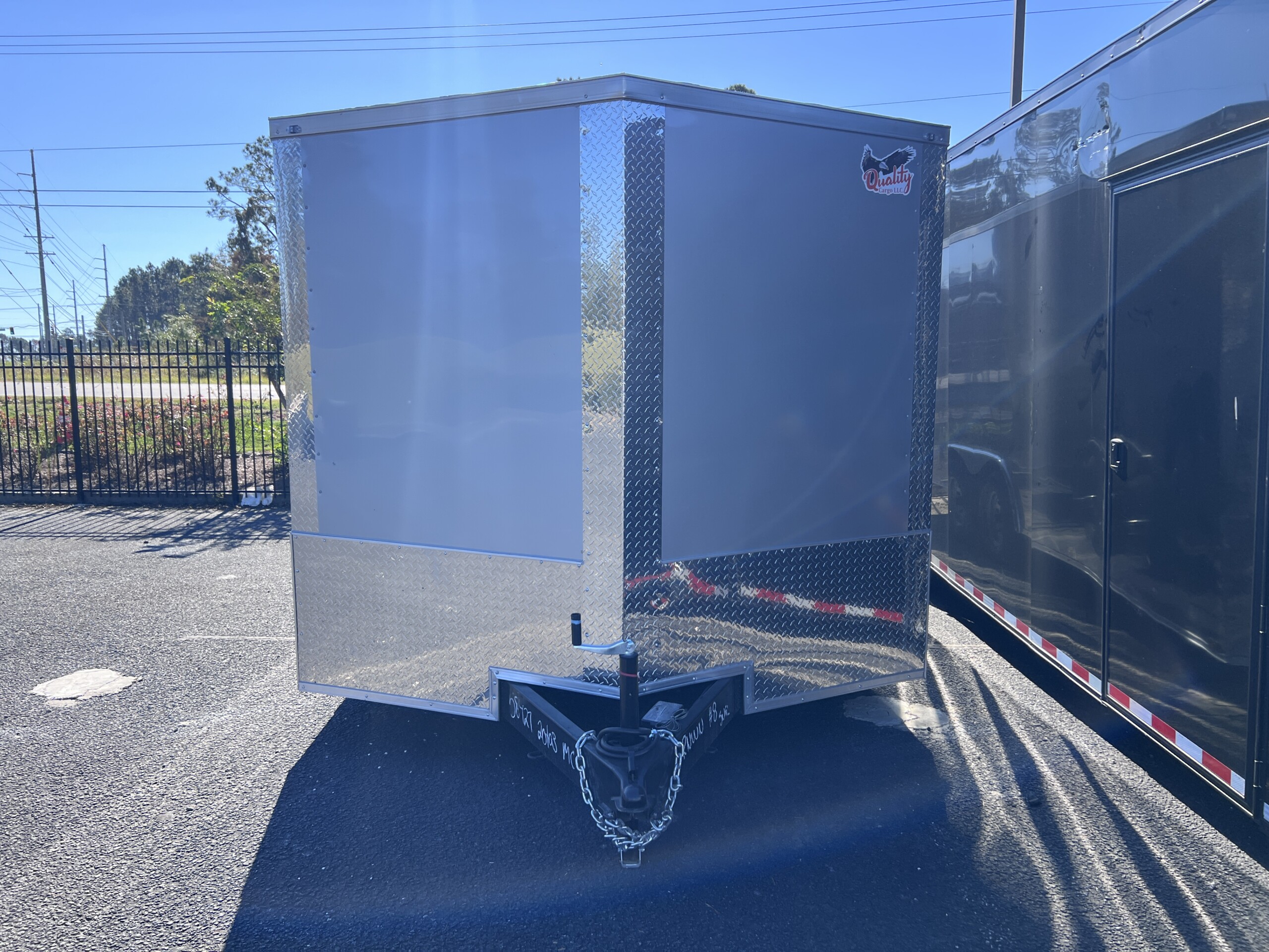 8.5X20TA SILVER enclosed cargo trailer for sale