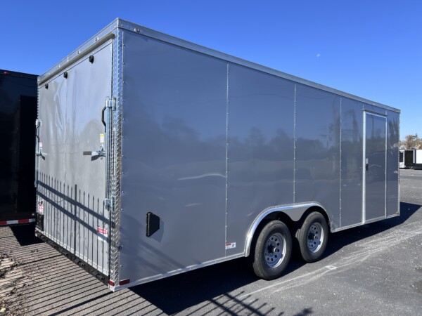 8.5X20TA SILVER enclosed cargo trailer for sale