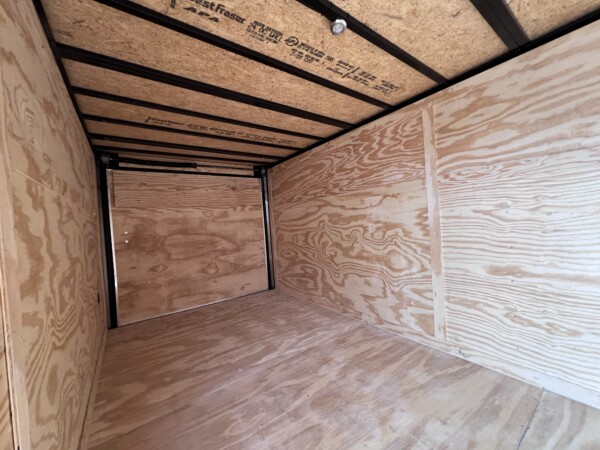 86062 7x14ta CHARCOAL BO ENCLOSED TRAILER