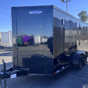 86245 7X14TA BLACK BO ENCLOSED TRAILER