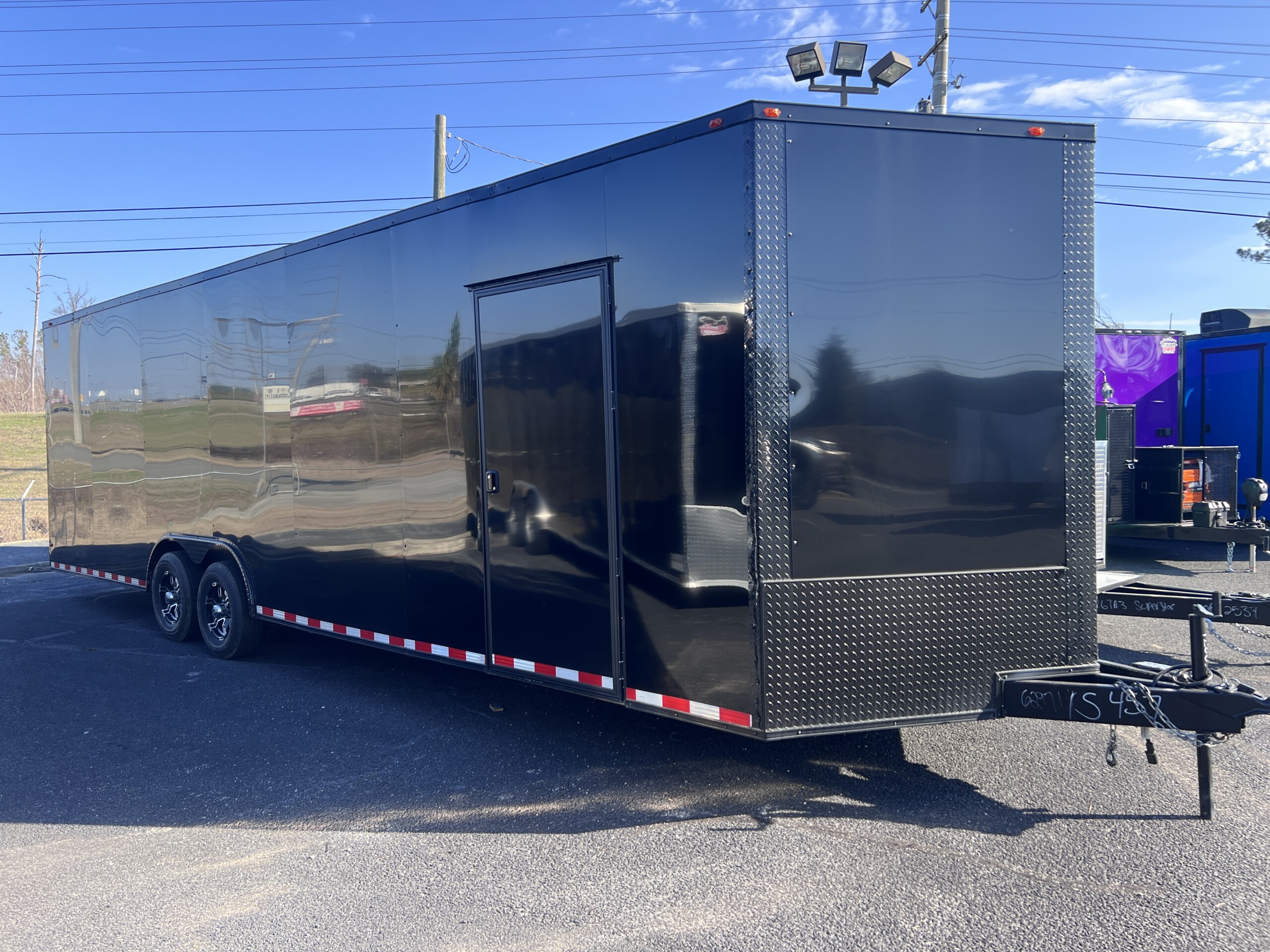 8.5x28 TA4 Enclosed Car Hauler for Sale | 8.5x28 Cargo Trailer