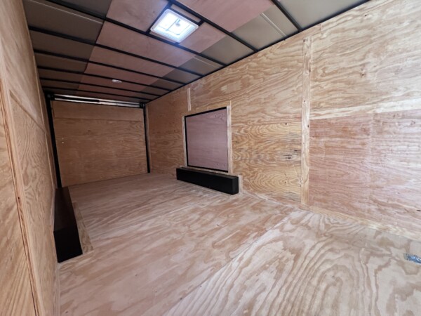 8.5x24 TA4 Enclosed Car Hauler White BO for Sale