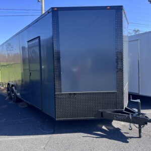 8.5x24 TA3 Enclosed Car Hauler Charcoal Gray for Sale