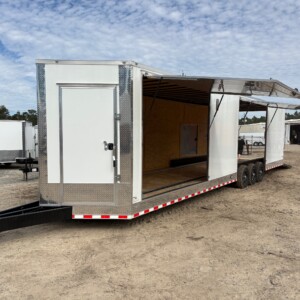 8.5x36 Race Trailer with Gull Wings | TTA Enclosed Trailer for Sale