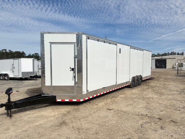 8.5x36 Race Trailer with Gull Wings | TTA Enclosed Trailer for Sale