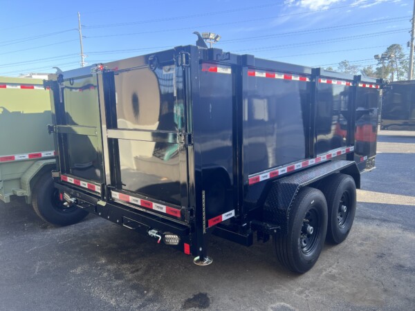 7x14 Dump Trailer for Sale | Heavy Duty, Hydraulic Lift, LED Lights