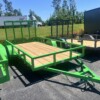6x12sa C&A green utility trailer