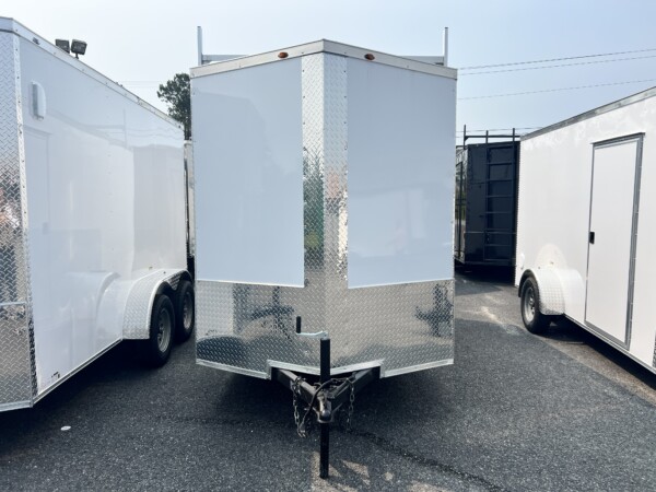 South Georgia 6 X 12 SA Enclosed Cargo Trailer | Polycore, 6'6" Height, Semi-Screwless, Ladder Racks