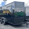 JC 6x12TA Enclosed Trailer – Blackout & .080 PolyCore Exterior for sale at Renown Cargo Trailers