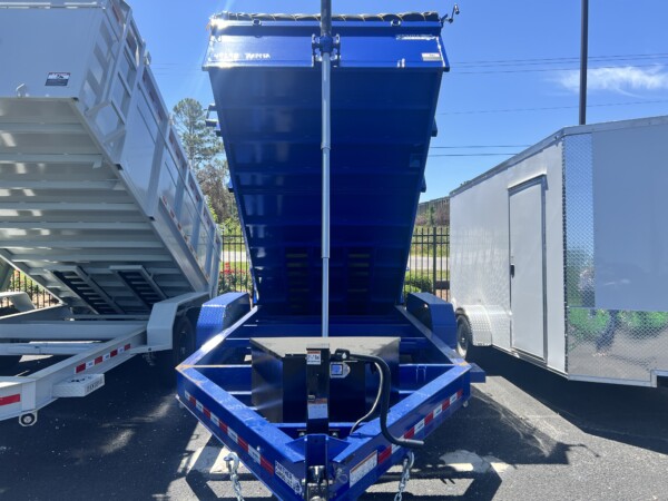 7x14x2ta panther blue dump trailer for sale